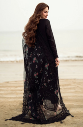 Nureh -Winter 3PC Dhanak ChickenKari Embroidered with Sequence work Suit - SS0112